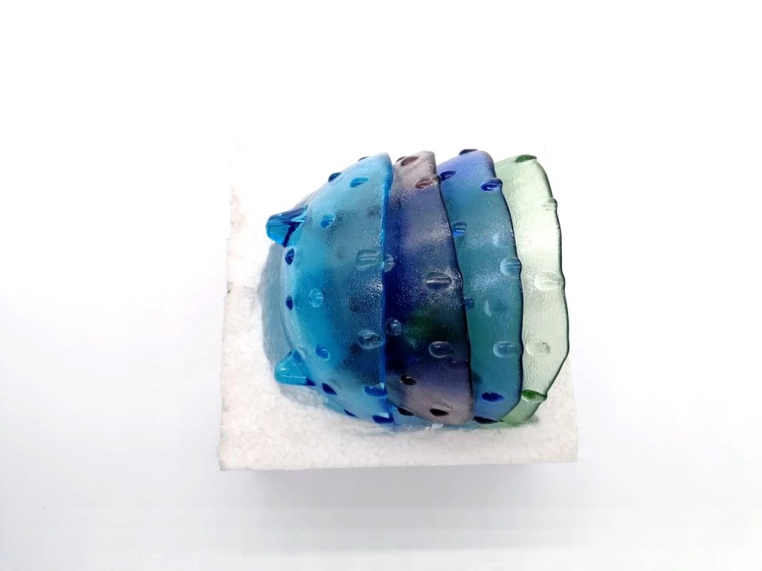 kwaliteit Unieke 3 voet glas laadplaten voor fruit en dessert fabriek