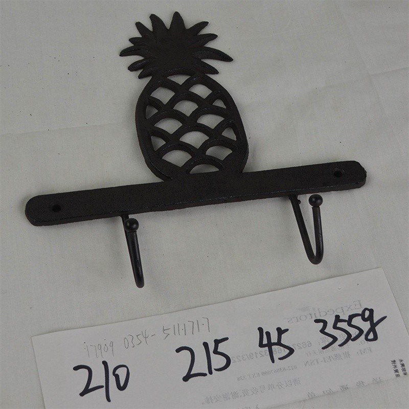 kwaliteit Ananas Vintage Muurhanger Sleutelhanger Gegooid ijzer Handwerk fabriek
