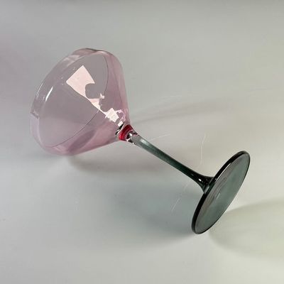 kwaliteit Hand-blow Kleur Gradient Wijnglas Set Hoogwaardige kristalwijnglas voor cadeau voor onkruid fabriek