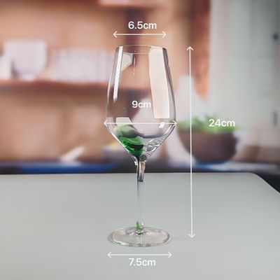 kwaliteit 530 ml Volume aangepast handblaasje Helder Rood Wijn Glas Martini Glas Geschikt voor feesten Duurzaam Stylish Sample Binnen 7 dagen fabriek