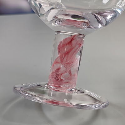 kwaliteit Mexicaanse confetti design Elegante waterbekers Luxe handgeblazen confetti cocktails Glasbeker Romantische korte stam wijn glazen fabriek