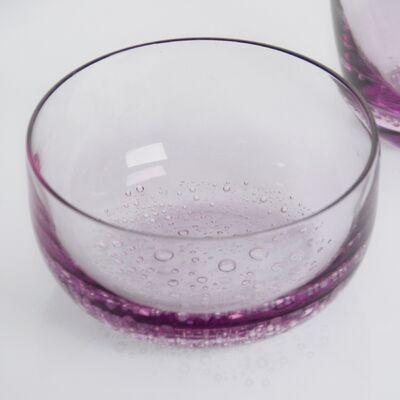 kwaliteit Crystal Wine Glas met de hand geblazen met subtiele gevangen belletjes en een zachte lavendel om helder gradiënt combineren van schoonheid en duurzaamheid fabriek