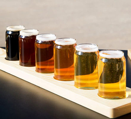 kwaliteit 250 ml op maat gemaakt bierglasjes met logo drukwerk fabriek