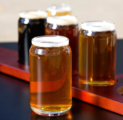 kwaliteit 250 ml op maat gemaakt bierglasjes met logo drukwerk fabriek