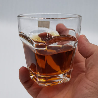 kwaliteit Doorzichtige vierkante bodem 10 oz whisky glazen voor thuis fabriek