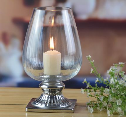 kwaliteit Handgemaakte oude zuilkaarshouders met zilveren voet fabriek