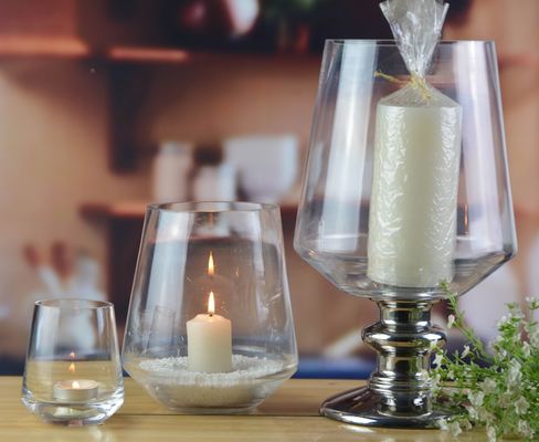 kwaliteit Handgemaakte oude zuilkaarshouders met zilveren voet fabriek