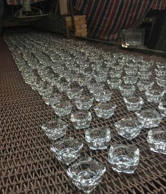 kwaliteit Mini Size Sqaure Glas Votive Kaarshouders Voor Tealight fabriek