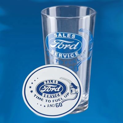 kwaliteit Grote reus 20 oz pint Craft Bierglazen met kleur decal fabriek