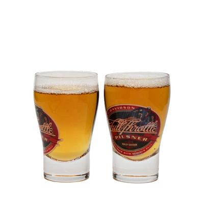 kwaliteit Handgemaakte 5oz Craft Bier Proeverij Kit, Craft Bierglasset met houten padel fabriek