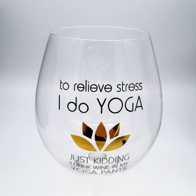 kwaliteit Mouthblown Grote grootte 750 ml Stemmed Crystal Wine Glasses, Crystal Red Wine Glasses fabriek