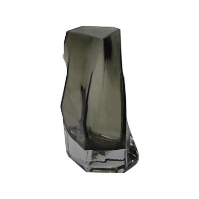 kwaliteit 3 Grootte Verwrongen Grijze Vasen Met Hoog Centrum fabriek