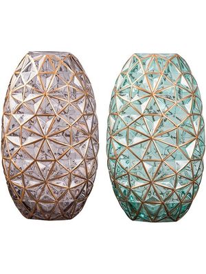 kwaliteit Creatieve handgeschilderde glazen vaas voor bruiloft fabriek