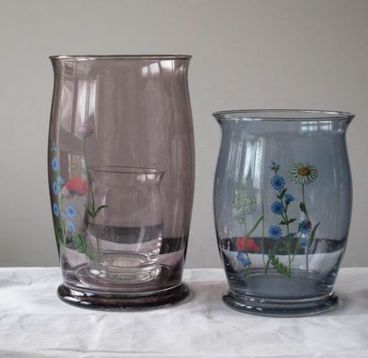kwaliteit Klassiek Antiquiteit Gekleurd Glas de Vaas van het 12 Duimglas fabriek