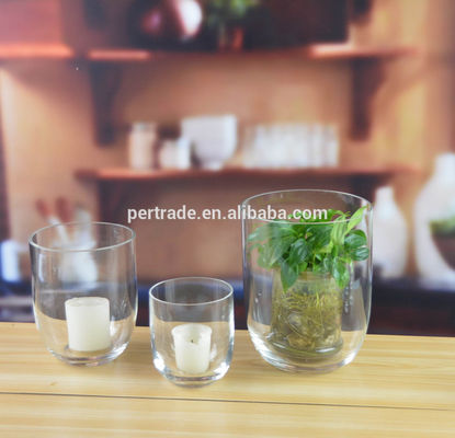 kwaliteit Pas de Vormhand aan van Kleurenu Snijdend Decoratieve Glasvaas fabriek