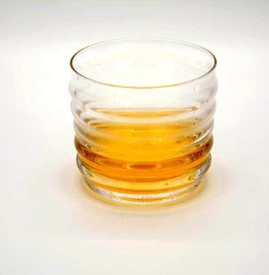 kwaliteit Anti-slip handgemaakt whisky glas met golfpatroon fabriek