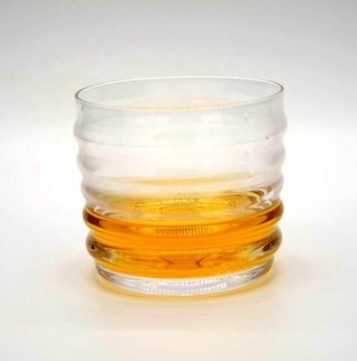 kwaliteit Anti-slip handgemaakt whisky glas met golfpatroon fabriek