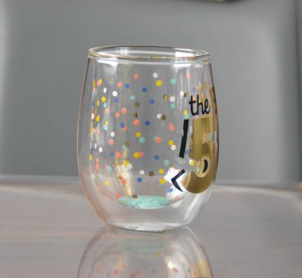 kwaliteit Hoog borosilicaat dubbelwand handgemaakt whisky glas fabriek