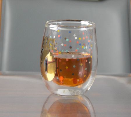 kwaliteit Hoog borosilicaat dubbelwand handgemaakt whisky glas fabriek