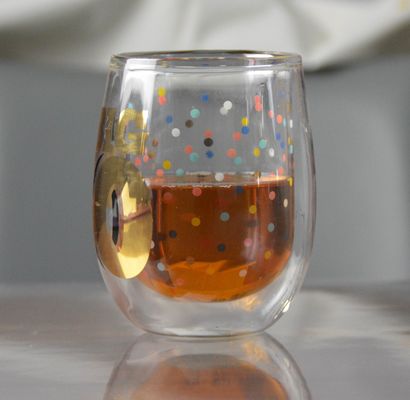 kwaliteit Hoog borosilicaat dubbelwand handgemaakt whisky glas fabriek