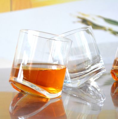 kwaliteit Loodvrije ronde glazen voor het proeven van whiskey fabriek