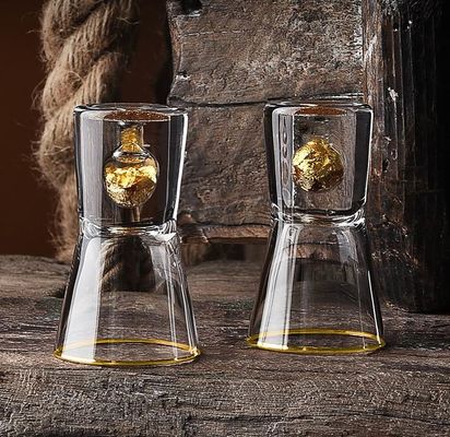 kwaliteit Goudfolie onderkant glas set fabriek