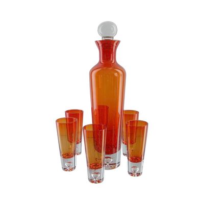 kwaliteit Ronde vorm 6 kleur Unieke Shot Glass Set Voor Vodka fabriek