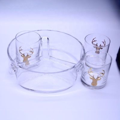 kwaliteit Handgemaakte glazen fruitplaat fabriek