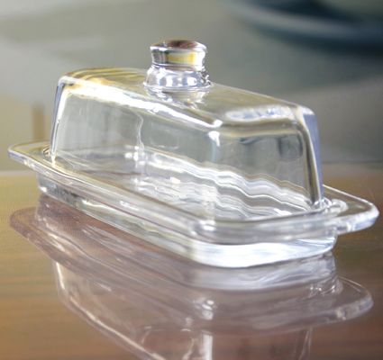 kwaliteit Rectangular cake glas laadplaten met deksel fabriek