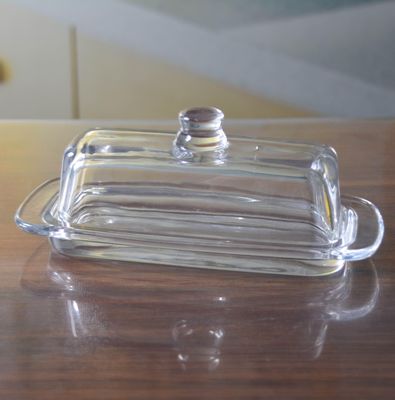 kwaliteit Rectangular cake glas laadplaten met deksel fabriek