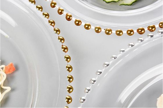 kwaliteit Met goud versierde glasoplaadplaten fabriek