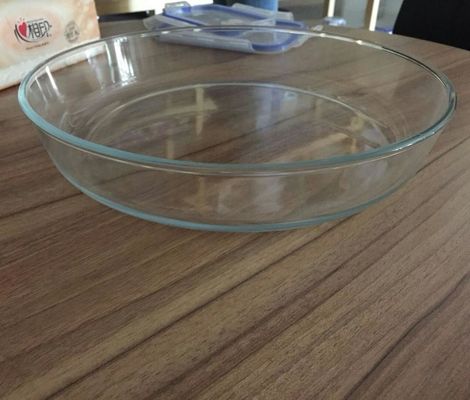 kwaliteit Warmtebestendige borosilicaat ronde laadplaten voor microwave fabriek