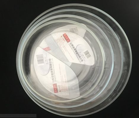 kwaliteit Warmtebestendige borosilicaat ronde laadplaten voor microwave fabriek