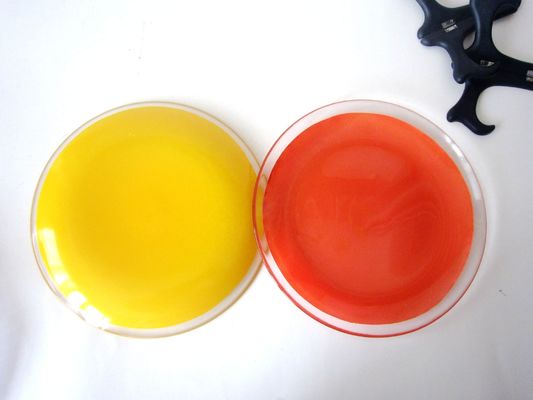 kwaliteit 10 inch transparante rand tint kleur glas oplaadplaten fabriek