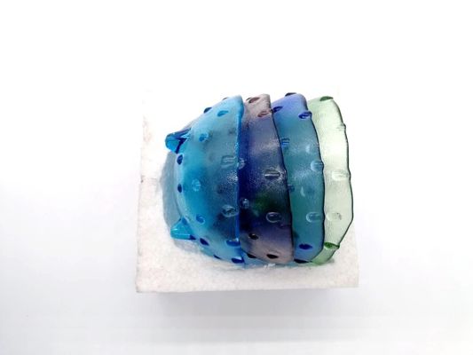 kwaliteit Multi het Fruitkom van het Kleuren Met de hand gemaakte Glas voor Keuken fabriek