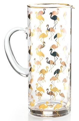 kwaliteit Golden Flamingo Printed Crystal Highball Glassen Voor Restaurant fabriek