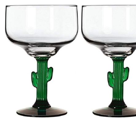 kwaliteit In Cactus Plant Stemed Ronde Vintage Martini Glassen fabriek