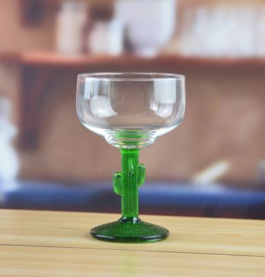 kwaliteit In Cactus Plant Stemed Ronde Vintage Martini Glassen fabriek