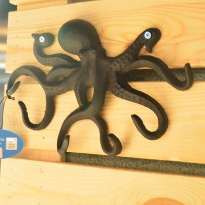 kwaliteit Rustieke muur gemonteerde octopus antieke gietijzeren flesopener fabriek