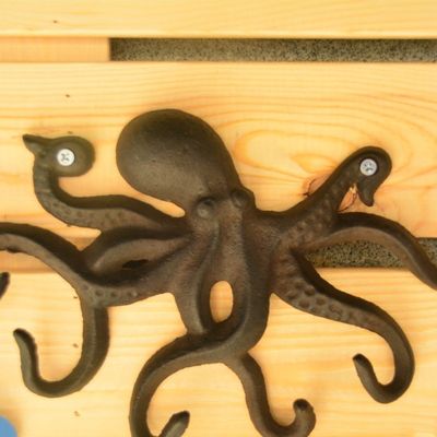 kwaliteit Muurgesteunde creatieve octopus gietijzeren hoeken fabriek