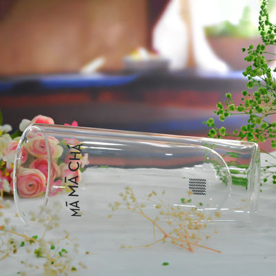 kwaliteit Doppelwand warmtebestendige ronde hoge tumblerglas fabriek