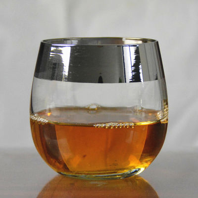 kwaliteit Zilveren rand Ion Platinum Tumbler Drinkglassen fabriek