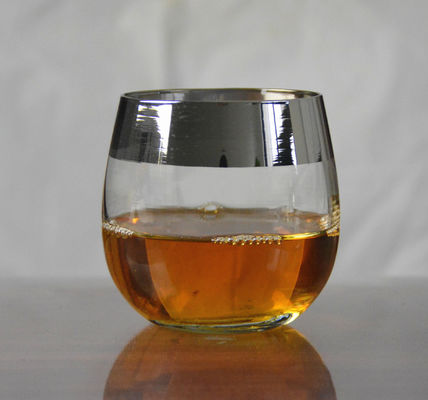 kwaliteit Zilveren rand Ion Platinum Tumbler Drinkglassen fabriek