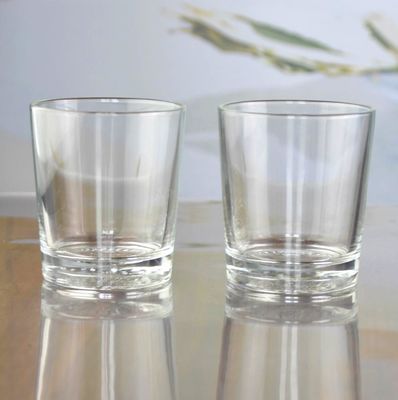 kwaliteit Groothandel Concise Tumbler Drinkglassen Op maat gemaakte bloemenpatroon dubbele oude glasbeker fabriek