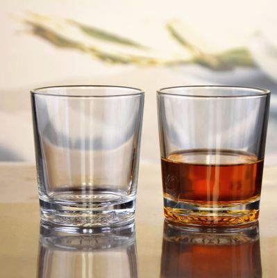 kwaliteit Groothandel Concise Tumbler Drinkglassen Op maat gemaakte bloemenpatroon dubbele oude glasbeker fabriek