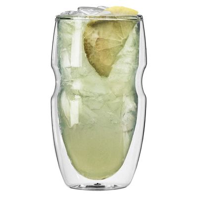 kwaliteit Gepersonaliseerde Borosilicaat Dubbelwand Tumbler Drinkglassen fabriek