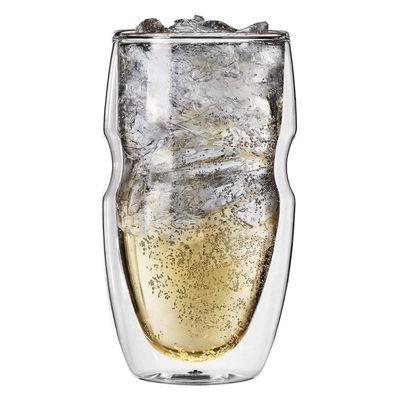 kwaliteit Gepersonaliseerde Borosilicaat Dubbelwand Tumbler Drinkglassen fabriek