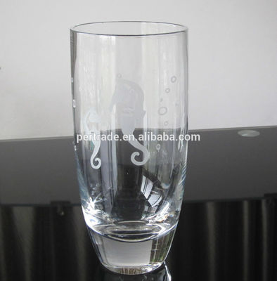 kwaliteit Heavy Duty Tumbler Drinking Glasses met versierd patroon fabriek