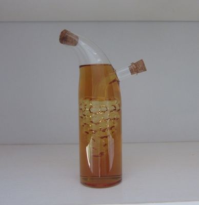 kwaliteit Dubbele laag druivenvormig glazen blik met deksel voor olie fabriek