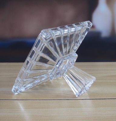 kwaliteit Vierkante optische strepen Glasopslagpotten voor snoep fabriek